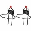 Outlet ✔️ Storage Shed Hook Space Saving Large Mounted Power Tool Holder (2-Pack) by Rubbermaid 🛒 -Cheap Sterilite Store black rubbermaid shed accessories 2 x 2024655 64 1000