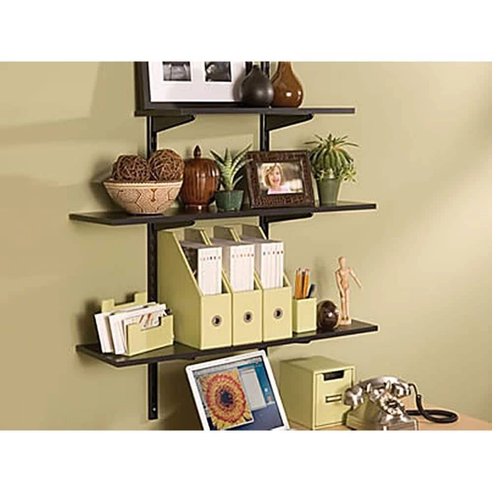 Best deal ๐ Black Laminated Wood Shelf 12 in. D x 48 in. L by Rubbermaid ๐ 4 Best deal ๐ Black Laminated Wood Shelf 12 in. D x 48 in. L by Rubbermaid ๐ - Image 2