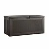 Promo 😉 134 Gal. XL Resin Deck Box by Rubbermaid 😉 -Cheap Sterilite Store brown rubbermaid deck boxes 2119055 64 1000