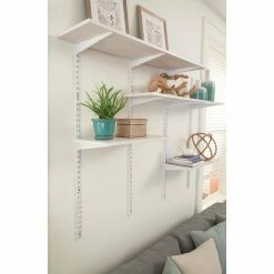 Best deal โญ Chestnut Laminated Wood Wall Mounted Shelf 12 in. D x 48 in. L by Rubbermaid ๐ 10 Best deal โญ Chestnut Laminated Wood Wall Mounted Shelf 12 in. D x 48 in. L by Rubbermaid ๐ -Cheap Sterilite Store chestnut rubbermaid wall mounted shelves 2110653 1d 1000