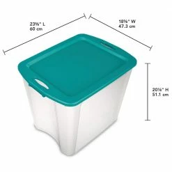 Cheap ๐ 26 Gal. Latch and Carry Storage Bin by Sterilite ๐ 8 Cheap ๐ 26 Gal. Latch and Carry Storage Bin by Sterilite ๐ -Cheap Sterilite Store clear base with sea going lid sterilite storage bins 14483w04 40 1000