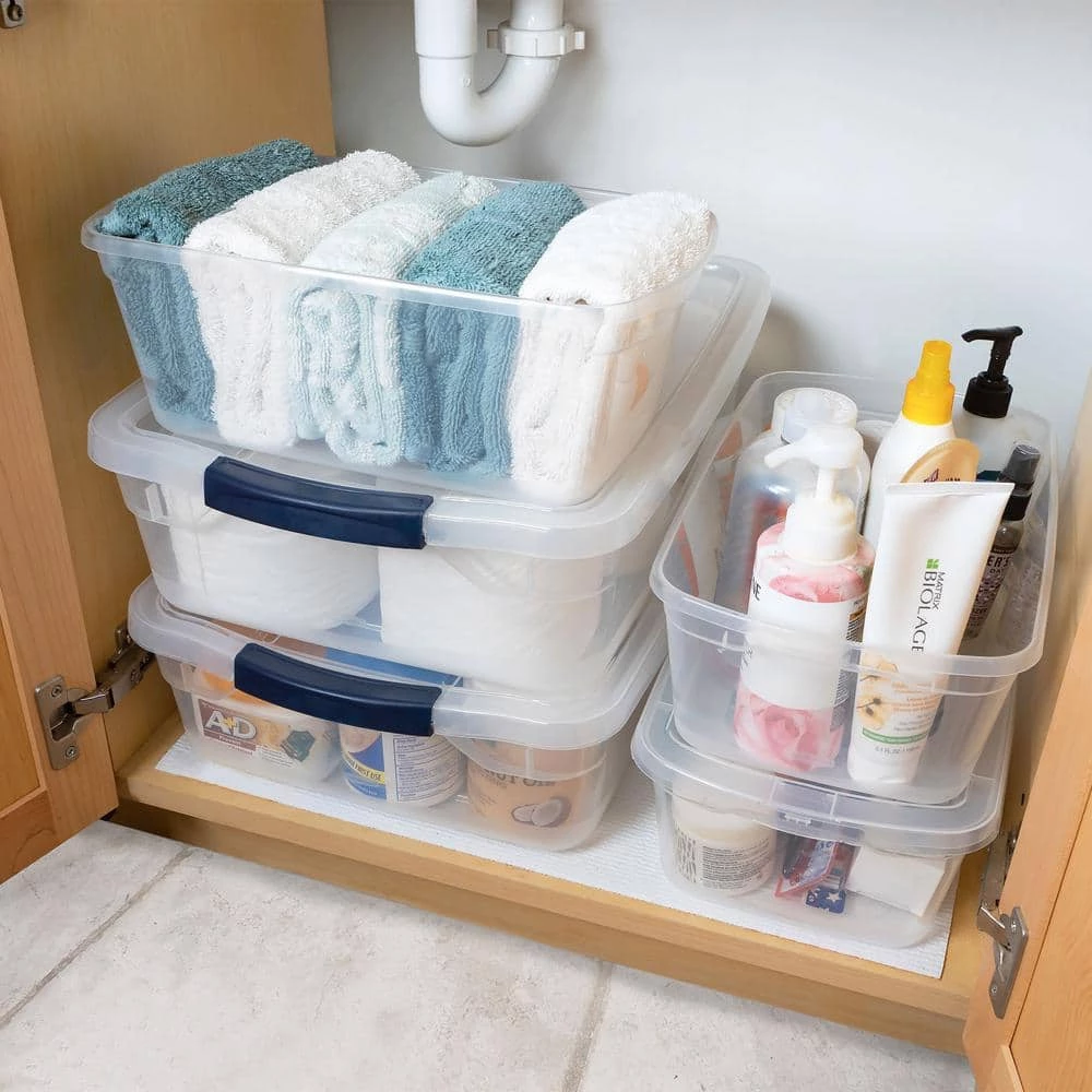 Discount 🎁 6 Qt. Latching Plastic Storage Tote Container and Lid, Clear (12-Pack) by Rubbermaid ✔️ 10 Discount 🎁 6 Qt. Latching Plastic Storage Tote Container and Lid, Clear (12-Pack) by Rubbermaid ✔️ - Image 8