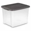 Best reviews of 🎉 50 Qt. Stackable Latching Shelf tote Storage in Clear (12-Pack) by Sterilite 😉 -Cheap Sterilite Store clear sterilite storage bins 12 x 19373v06 64 1000