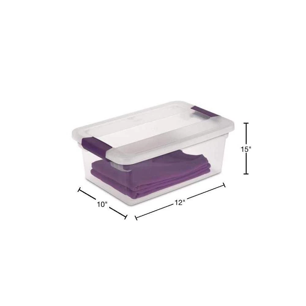Discount ๐ 15 Qt. ClearView Latch Box Storage Bin Container (24-Pack) by Sterilite ๐คฉ 4 Discount ๐ 15 Qt. ClearView Latch Box Storage Bin Container (24-Pack) by Sterilite ๐คฉ - Image 2