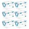 Best reviews of 🛒 120 qt. Clear Plastic Home Storage Box with Latching Lid, 6-Pack by Sterilite 🌟 1 Best reviews of 🛒 120 qt. Clear Plastic Home Storage Box with Latching Lid, 6-Pack by Sterilite 🌟 -Cheap Sterilite Store clear sterilite storage bins 6 x 19434303 64 1000