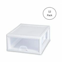 Budget ๐ฅ 16 Qt. New 2301 Box Modular Stacking Storage Container (12-Pack) by Sterilite ๐