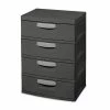 Cheap 🎉 35.5 in. H x 26.625 in. W x 19.25 in. 4-Drawer Plastic Chest by Sterilite 🧨