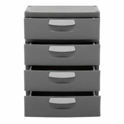 Cheap ๐ 35.5 in. H x 26.625 in. W x 19.25 in. 4-Drawer Plastic Chest by Sterilite ๐งจ 15 Cheap ๐ 35.5 in. H x 26.625 in. W x 19.25 in. 4-Drawer Plastic Chest by Sterilite ๐งจ -Cheap Sterilite Store flat gray sterilite storage drawers 01743v01 77 1000