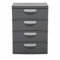 Cheap ๐ 35.5 in. H x 26.625 in. W x 19.25 in. 4-Drawer Plastic Chest by Sterilite ๐งจ 13 Cheap ๐ 35.5 in. H x 26.625 in. W x 19.25 in. 4-Drawer Plastic Chest by Sterilite ๐งจ -Cheap Sterilite Store flat gray sterilite storage drawers 01743v01 a0 1000