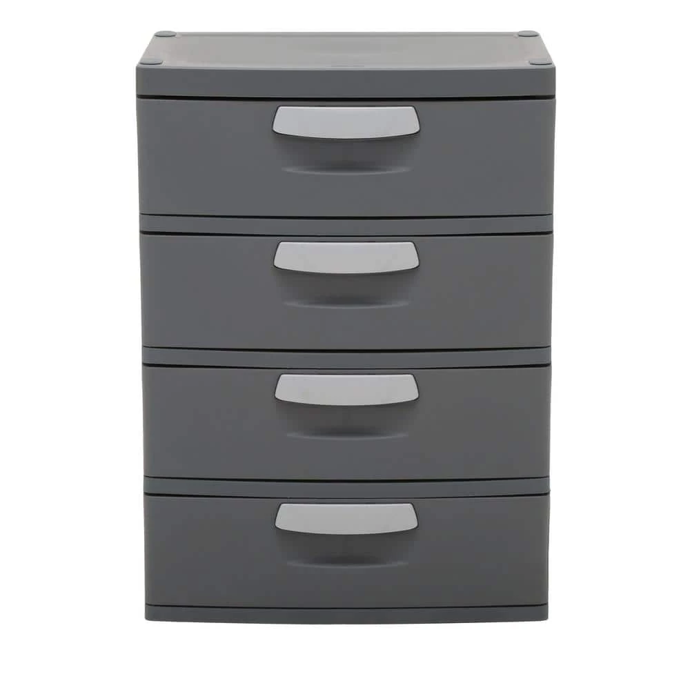 Cheap ๐ 35.5 in. H x 26.625 in. W x 19.25 in. 4-Drawer Plastic Chest by Sterilite ๐งจ 6 Cheap ๐ 35.5 in. H x 26.625 in. W x 19.25 in. 4-Drawer Plastic Chest by Sterilite ๐งจ - Image 4
