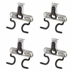 Brand new 🧨 FastTrack Wall S Hook 2 Handle Tool Storage Organizer Rack (4 Pack) by Rubbermaid 🌟