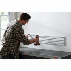 Brand new 🤩 48 in. H x 7.6 in. W FastTrack Garage Slat Wall 5-Panel by Rubbermaid 👍 -Cheap Sterilite Store gray rubbermaid slatwall panels 2099469 c3 1000