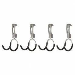Best Sale 😉 Universal Metallic FastTrack Hanging Garage Hook Organizers (12 Pack) by Rubbermaid ✨ -Cheap Sterilite Store metallic rubbermaid garage storage hooks 12 x 1784455 4f 1000
