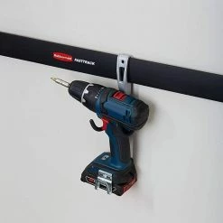 Best Sale 😉 Universal Metallic FastTrack Hanging Garage Hook Organizers (12 Pack) by Rubbermaid ✨ -Cheap Sterilite Store metallic rubbermaid garage storage hooks 12 x 1784455 fa 1000