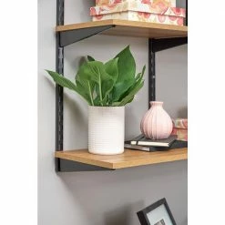 Coupon 😉 12"X36" ADJ SHELF - Golden OAK by Rubbermaid 🧨 -Cheap Sterilite Store oak rubbermaid wall mounted shelves 2173355 4f 1000