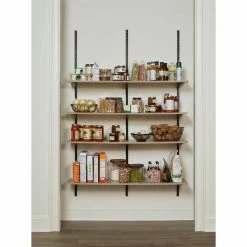 New ❤️ Organic Ash Laminated Wood Shelf 12 in. D x 48 in. L by Rubbermaid 🧨 -Cheap Sterilite Store organic ash rubbermaid wall mounted shelves 2110647 a0 1000