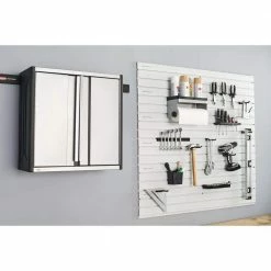 Coupon 😀 FastTrack Garage Wall Storage Slat Panel System Cup Organizer by Rubbermaid 😀 -Cheap Sterilite Store rubbermaid slatwall panels 2001936 a0 1000