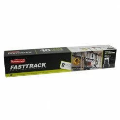 Deals 🤩 FastTrack Garage Storage Rail System All-In-1 Kit (8-piece) by Rubbermaid 🔥