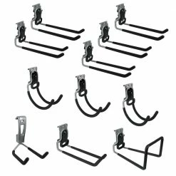 New 🧨 Fast Track Garage Rail Accessory Bundle (11-Piece) by Rubbermaid 🎉