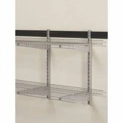 Brand new 🛒 FastTrack Garage Wire Shelf 48 in. D x 16 in. L by Rubbermaid 💯 -Cheap Sterilite Store rubbermaid wall mounted shelves fg5e2102snckl 40 1000