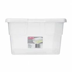 Best deal 🛒 16 and 6 Qt. Clear Stacking Closet Storage Box Container Tub (24-Pack) by Sterilite ⭐ -Cheap Sterilite Store white clear sterilite storage bins 24 x 16448012 24 x 16428012 c3 1000