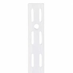 Best Pirce 😀 70 in. White Twin Track Upright for Wood or Wire Shelving by Rubbermaid 🧨 -Cheap Sterilite Store white rubbermaid closet hardware fg4b8900wht 4f 1000