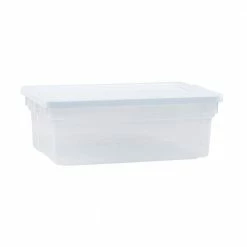 Hot Sale 👍 Classic Clear 12 qt. Stackable Heavy Duty Plastic Storage Bins by Rubbermaid ⌛ -Cheap Sterilite Store white rubbermaid storage bins rmoc030002 6pack 4f 1000