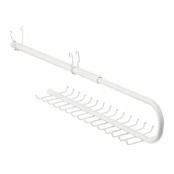 Cheap 😀 30-Hook Tie/Belt Rack Organizer by Rubbermaid 🔥 -Cheap Sterilite Store white rubbermaid tie racks belt racks fg3h9803wht 40 1000
