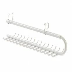 Cheap 😀 30-Hook Tie/Belt Rack Organizer by Rubbermaid 🔥 -Cheap Sterilite Store white rubbermaid tie racks belt racks fg3h9803wht a0 1000